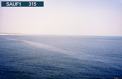 Viewing horizon 315° from Station SAUF1