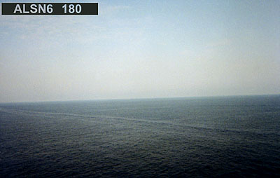 Viewing horizon 180° from Station ALSN6