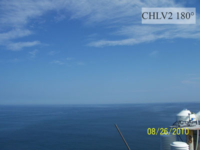 Viewing horizon 180° from Station CHLV2