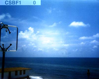 Viewing horizon 0° from Station CSBF1