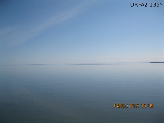 Viewing horizon 135° from Station DRFA2