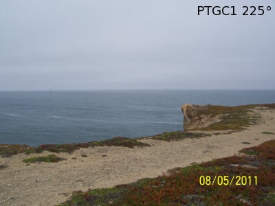 Viewing horizon 225° from Station PTGC1