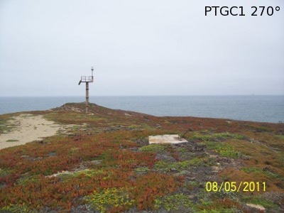 Viewing horizon 270° from Station PTGC1