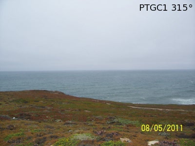 Viewing horizon 315° from Station PTGC1