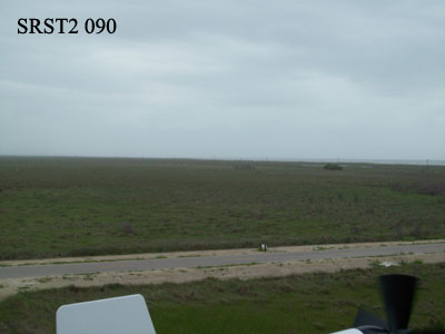 Viewing horizon 90° from Station SRST2